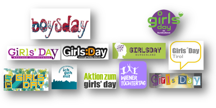 Logos Girls Day und Boys Day